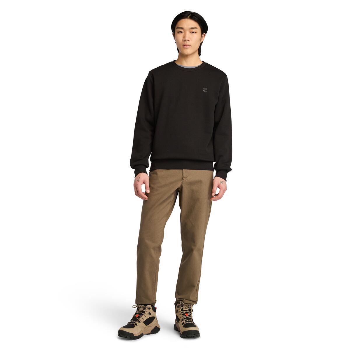 Oyster River Chest Logo Brushback Crew Neck - Runner