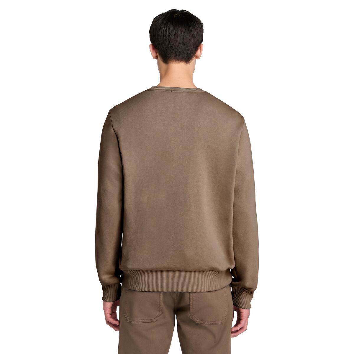 Oyster River Chest Logo Brushback Crew Neck - Runner