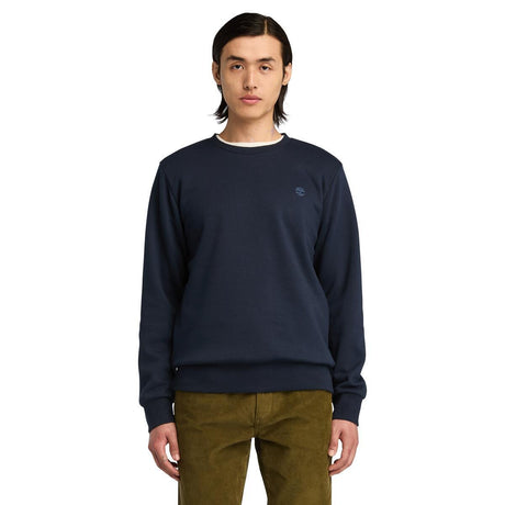 Oyster River Chest Logo Brushback Crew Neck - Runner