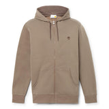 Oyster River Chest Logo Brushback Zip Hoodie - Runner