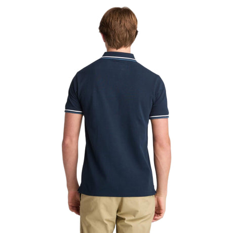 Oyster River Tipped Collar Ss Polo - Runner