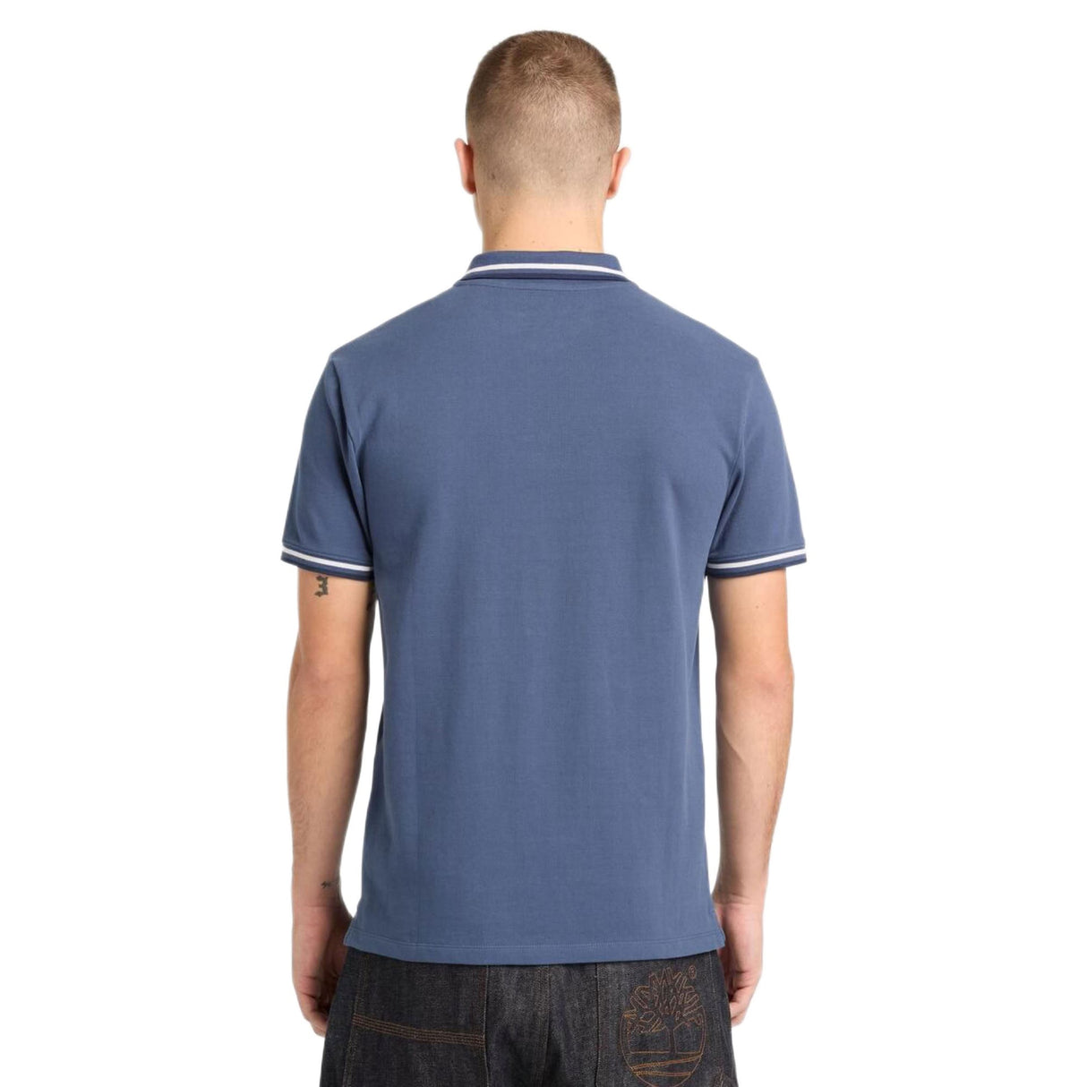 Oyster River Tipped Collar Ss Polo - Runner