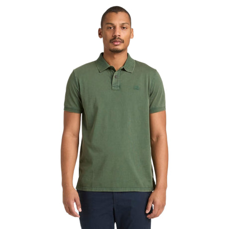 Oyster River Washed Short Sleeve Polo - Runner