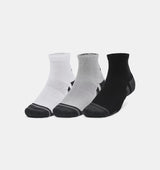Performance Tech Unisex 3 - Pack Quarter Socks - Runner