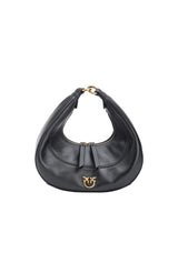PINKO BRIOCHE HOBO MINI VITELLO MORBIDO BAG PB40 - Runner