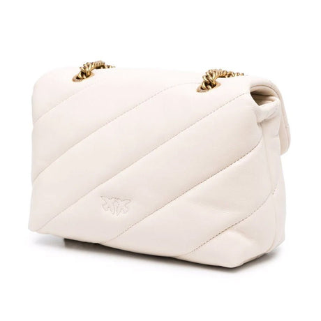 PINKO Leather messenger bag MINI PUFF VERSITY PINS CL PB15 - Runner