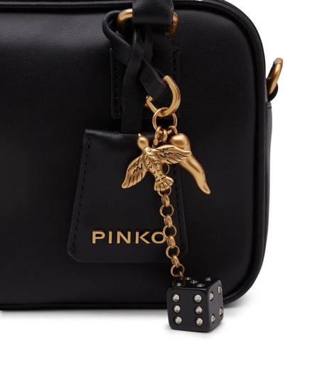 PINKO Leather shoulder bag BOWLING PB48 - Runner