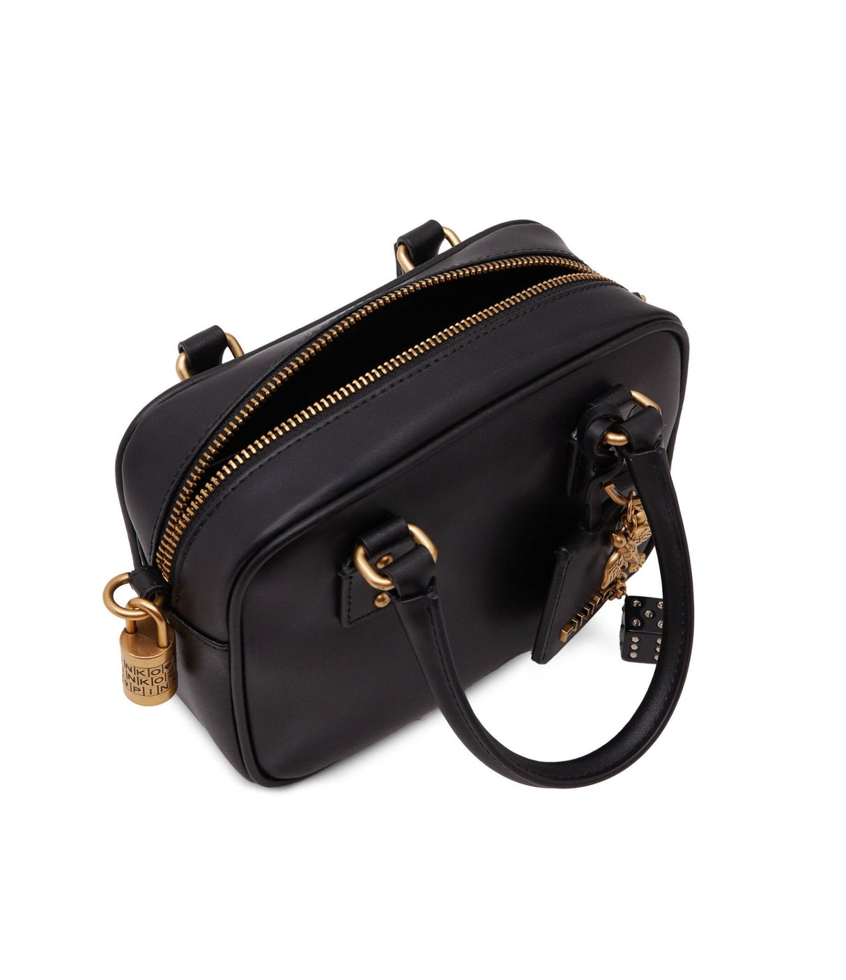 PINKO Leather shoulder bag BOWLING PB48 - Runner