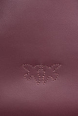 PINKO Leather shoulder bag BOWLING PB50 - Runner
