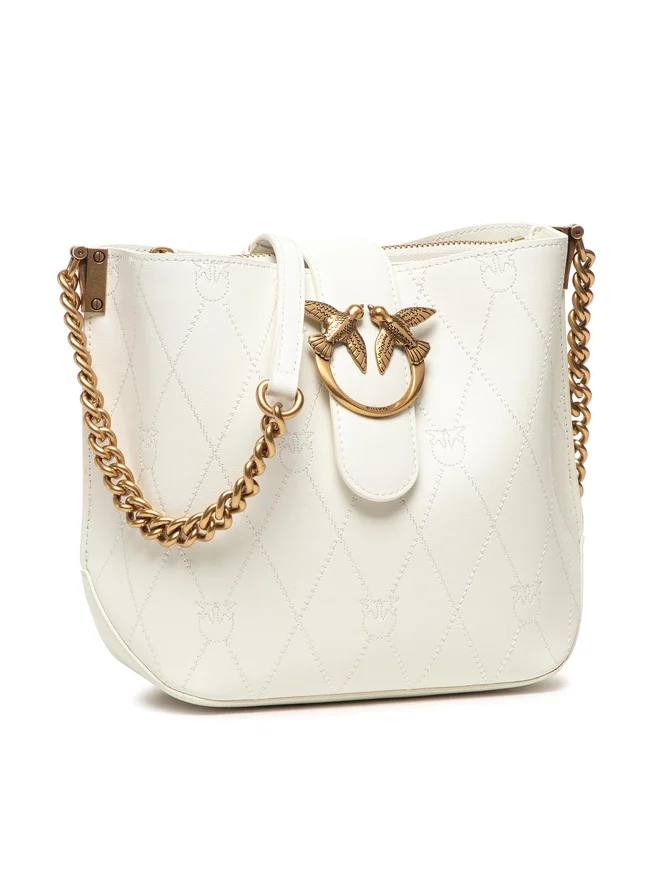 PINKO LOVE BUCKET WAVE LOGO – WHITE PB76 - Runner