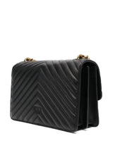 PINKO Love Icon bag with chevron pattern lining PB25 - Runner