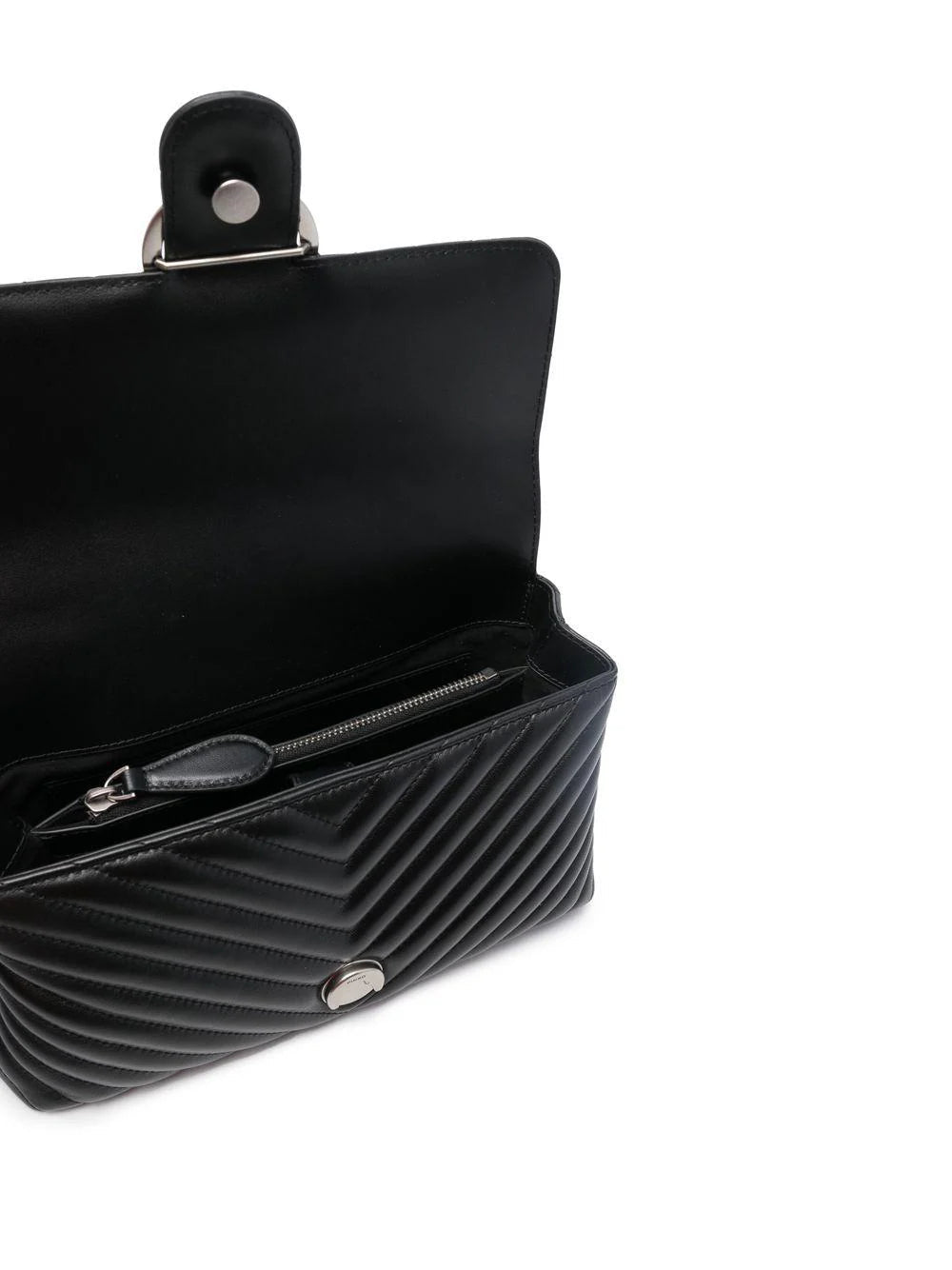 PINKO Love Lady black - Leather - Women's - Magnetic closure PB34 - Runner