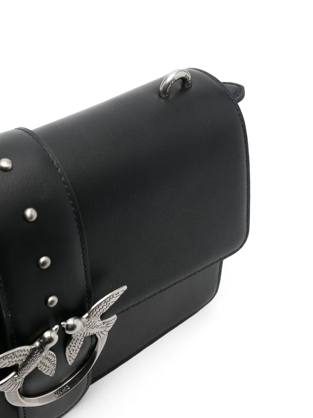 PINKO Mini Love One leather crossbody bag PB12 - Runner