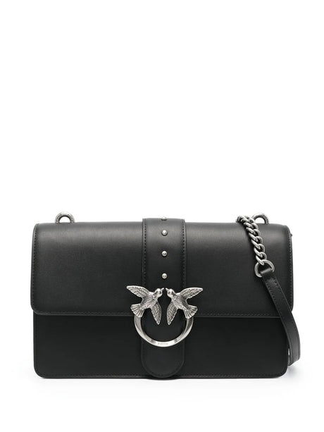 PINKO Mini Love One leather crossbody bag PB12 - Runner