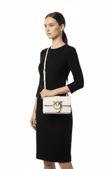 PINKO Mini Love One leather crossbody bag PB97 - Runner