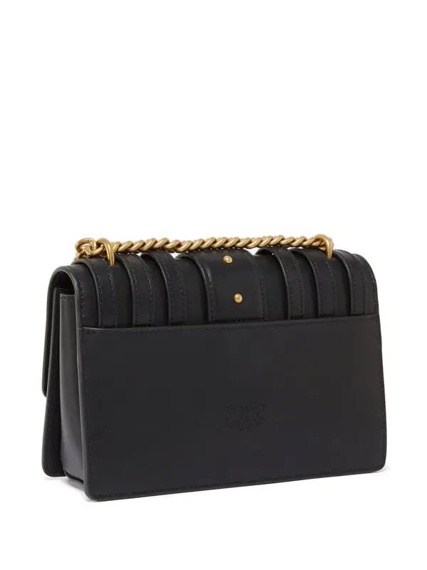PINKO Women's Black Love Mini Crossbody Bag PB63 - Runner