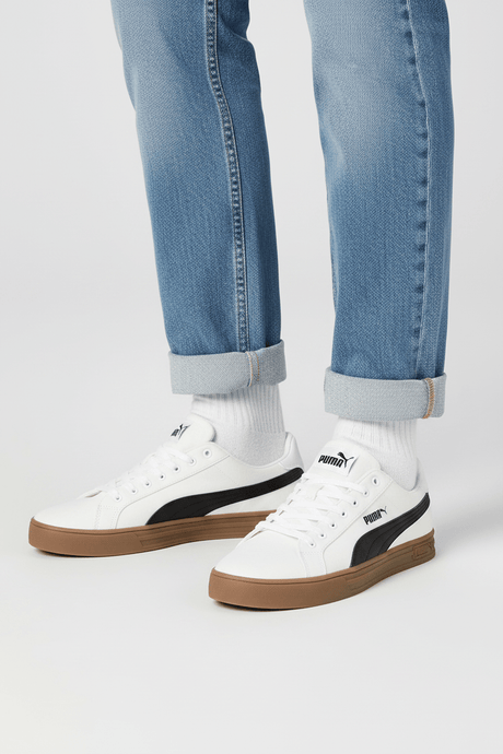 PUMA Smash Vulc Canvas Trainers PUW1 - Runner