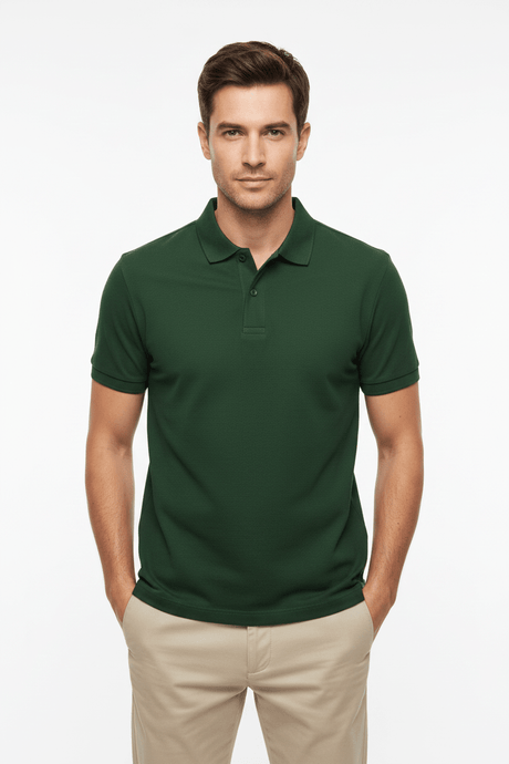 Regular Cotton Pique Polo Shirt - Runner