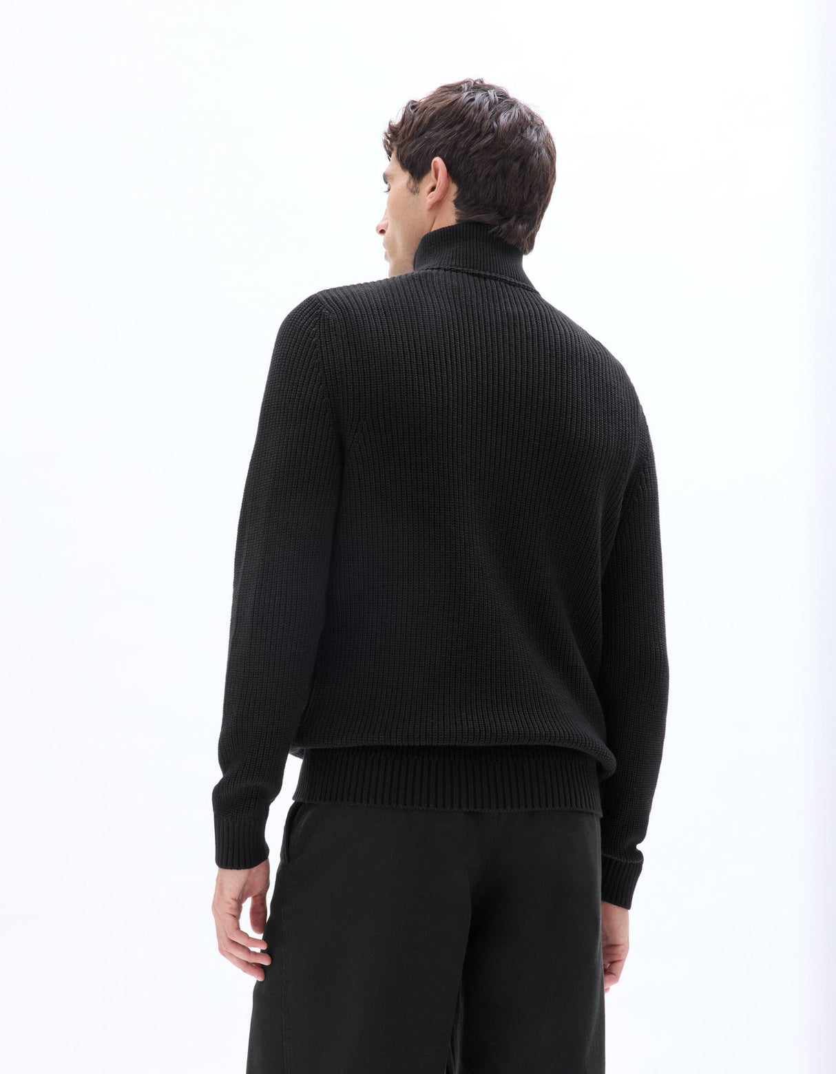 Regular Fit Trucker Neck Sweater - Runner