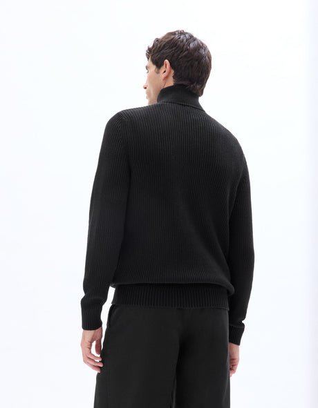 Regular Fit Trucker Neck Sweater - Runner