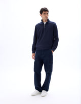Regular Mock - Neck Sweatshirt - Runner