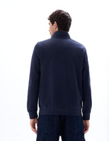 Regular Mock - Neck Sweatshirt - Runner