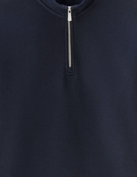 Regular Mock - Neck Sweatshirt - Runner
