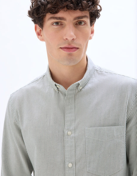 Regular Oxford Striped Shirt - Runner