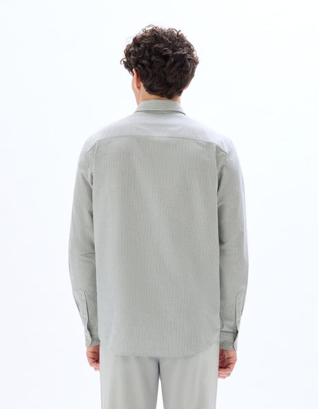 Regular Oxford Striped Shirt - Runner