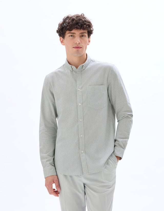 Regular Oxford Striped Shirt - Runner