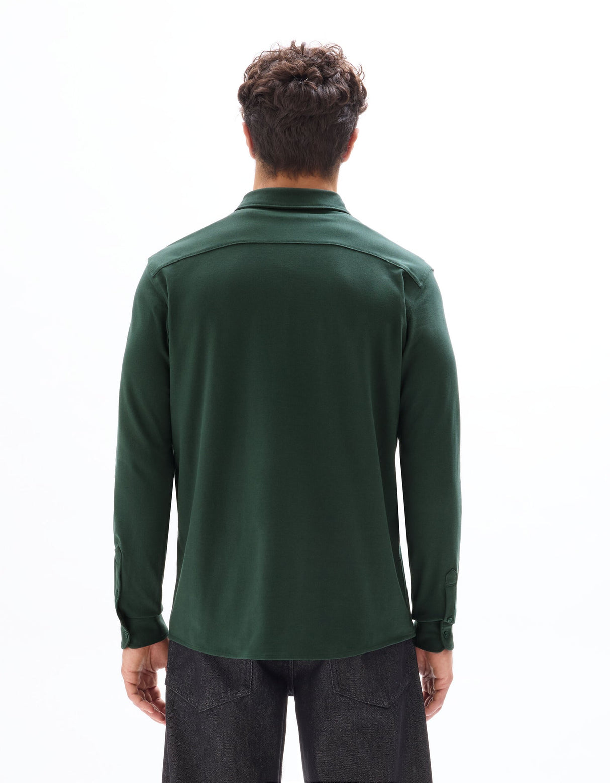 Regular Piqué Jersey Shirt - Runner