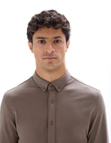 Regular Piqué Jersey Shirt - Runner
