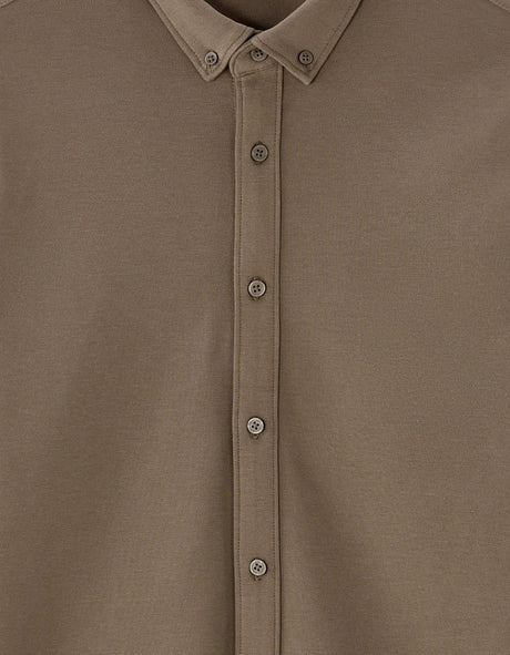 Regular Piqué Jersey Shirt - Runner