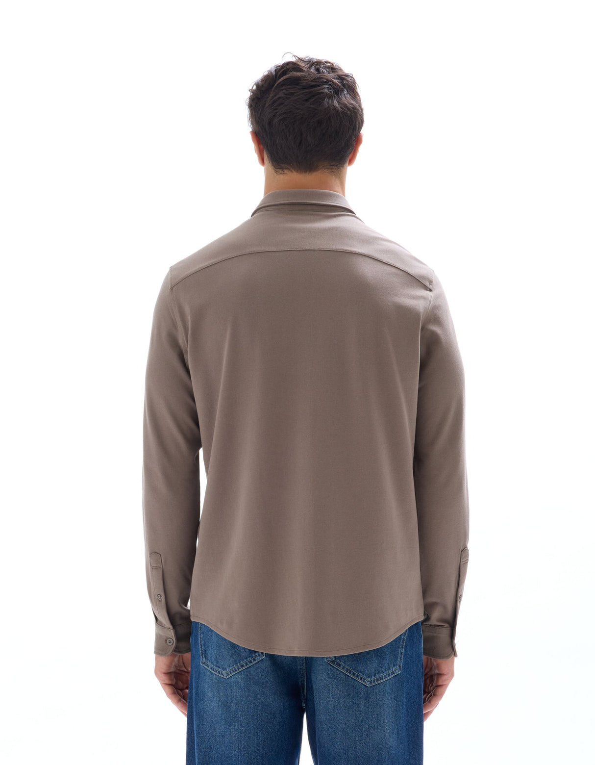 Regular Piqué Jersey Shirt - Runner