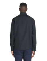 Regular Polka Dot Shirt 100% Cotton - Navy - Runner