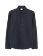 Regular Polka Dot Shirt 100% Cotton - Navy - Runner