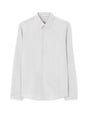 Regular Satin - Effect Shirt, 100% Cotton - Grey - Runner