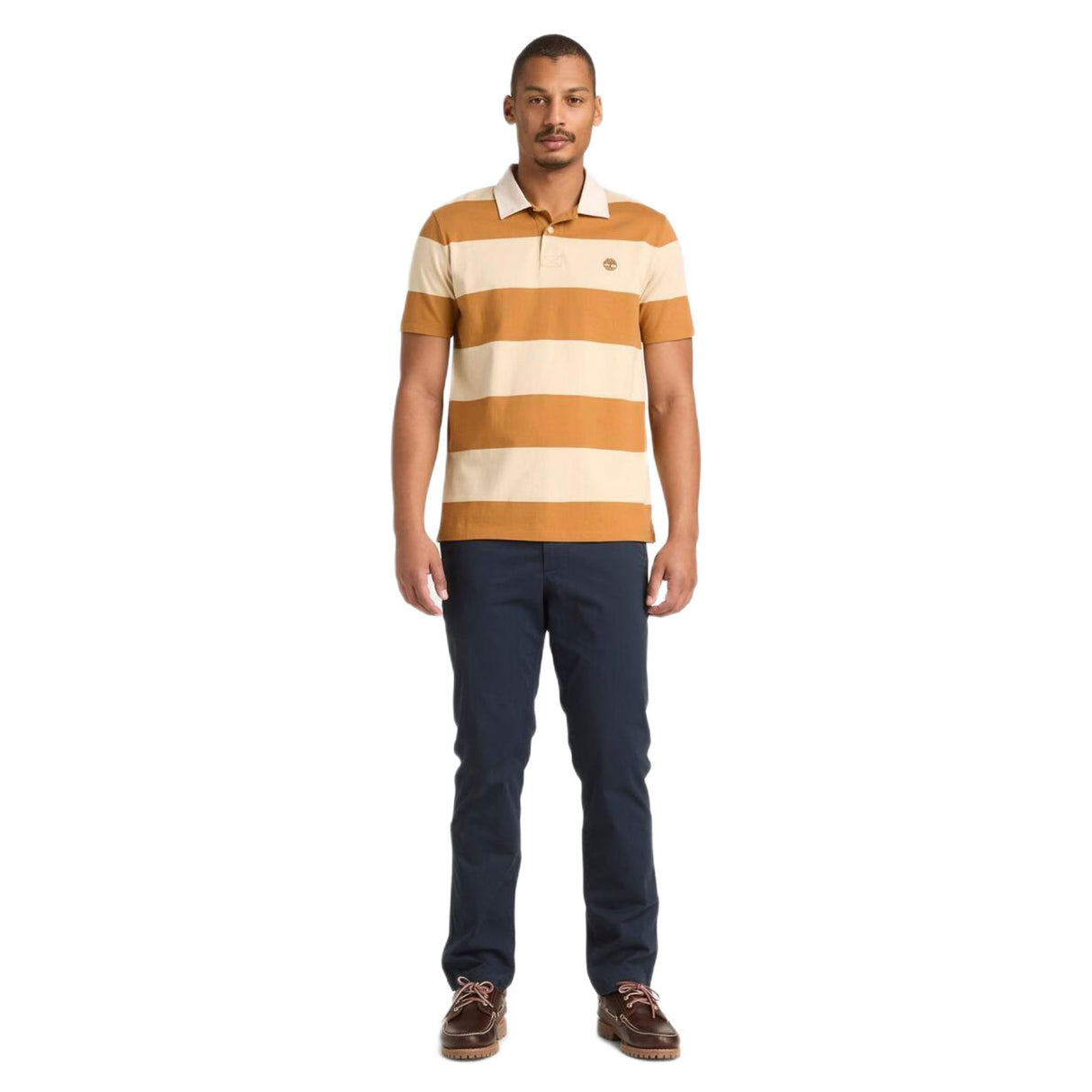 Rugby Striped Short Sleeve Polo - Runner