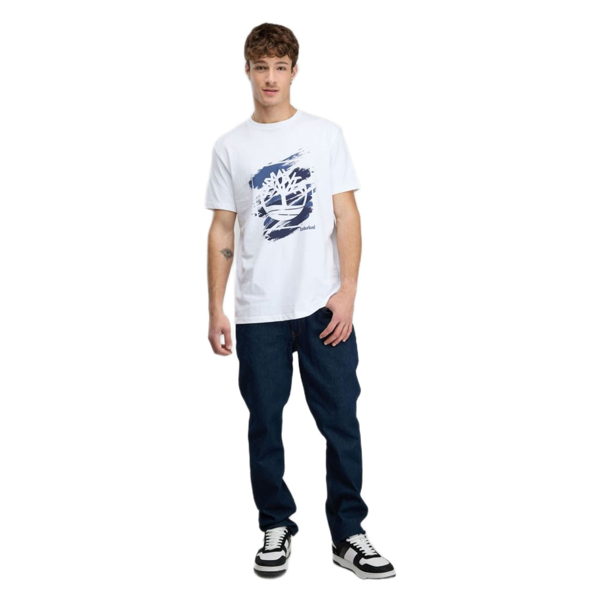 Rugged Logo Chest Ss Tee - Runner