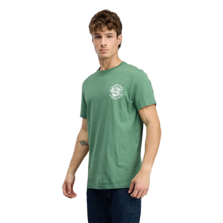 Rugged Logo Texture Ss Tee - Runner