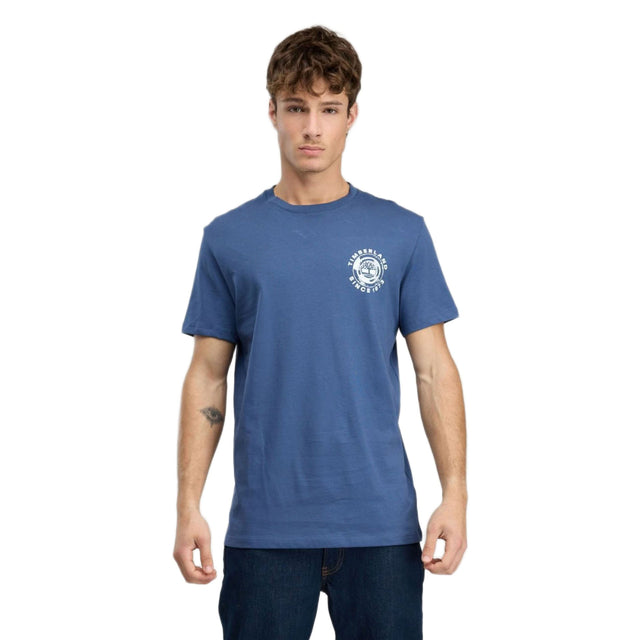 Rugged Logo Texture Ss Tee - Runner