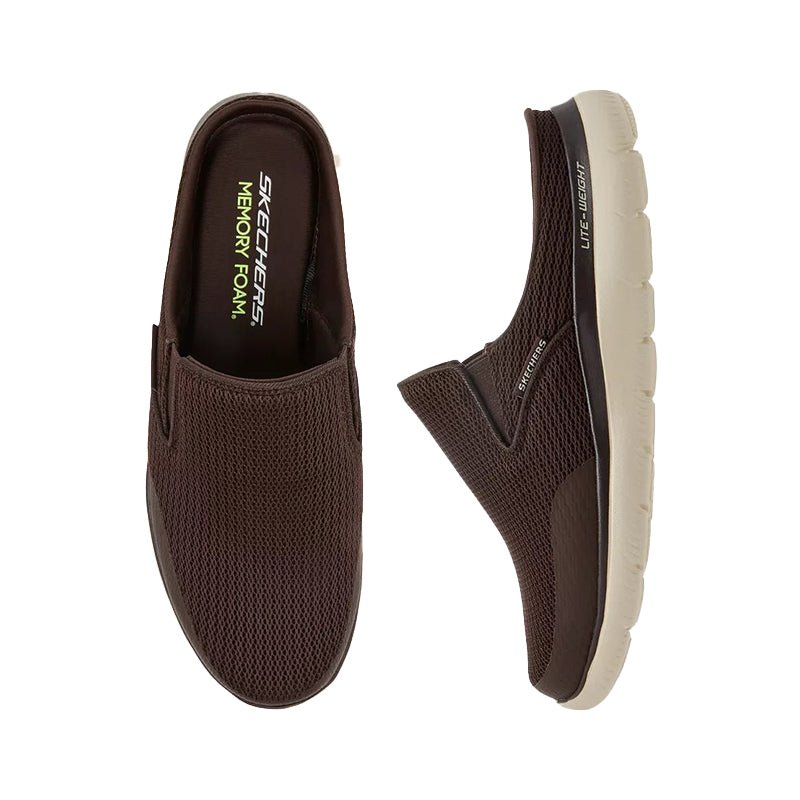 SCKECHERS MEN  Summits Slip‑On Mules - 232574 - BRN - SKM52 - Runner