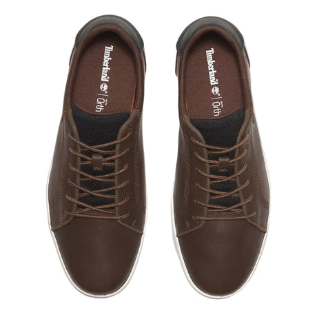 SENECA BAY LOW LACE UP SNEAKER DARK BROWN FULL GRAIN - Runner
