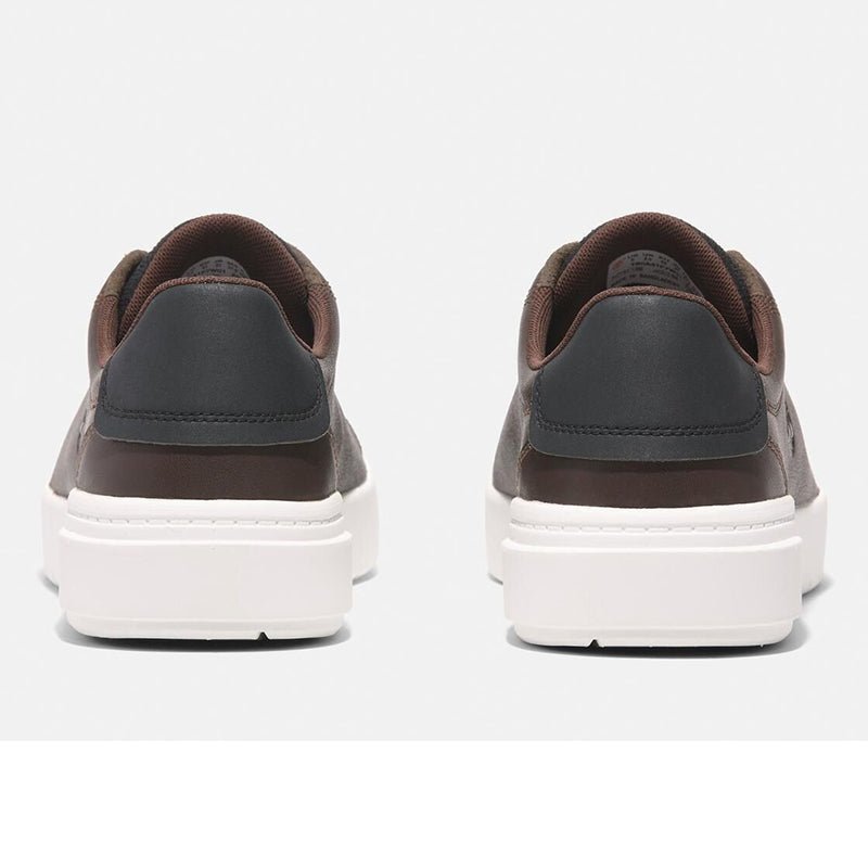 SENECA BAY LOW LACE UP SNEAKER DARK BROWN FULL GRAIN - Runner