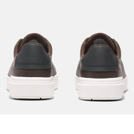SENECA BAY LOW LACE UP SNEAKER DARK BROWN FULL GRAIN - Runner