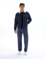 Sherpa - Lined Denim Jacket - Runner