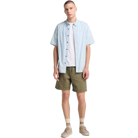 Short Sleeve Stretch Poplin Shirt - Runner