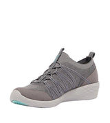SKECHERS 104117 - GRY Round Toe Flat Heel Arya Walking Shoes SKW128 - Runner