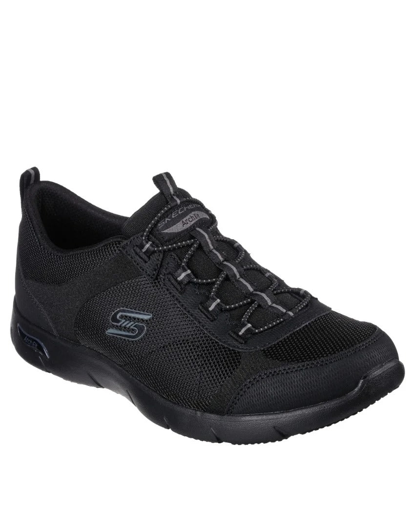 SKECHERS Arch Fit Refine - Her Ace 104391 - BBK SLIP - ON SNEAKERS SKW151 - Runner