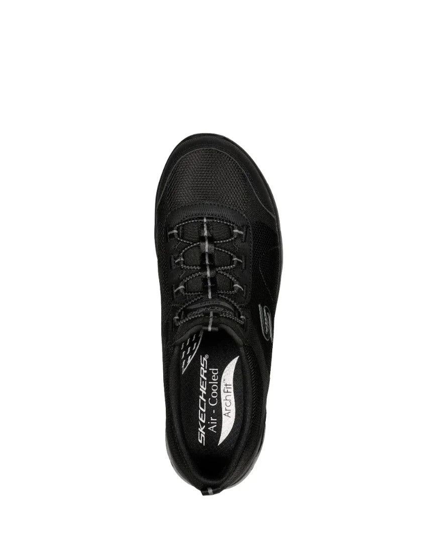 SKECHERS Arch Fit Refine - Her Ace 104391 - BBK SLIP - ON SNEAKERS SKW151 - Runner